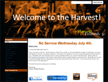 Tablet Screenshot of harvestfellowshipwarrensburg.com